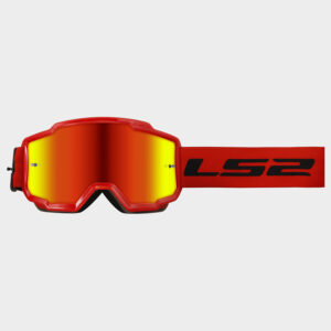 Masque LS2 Charger Rouge avec Visière iridium