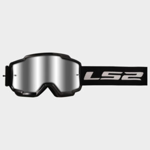 Masque LS2 Charger Noire avec Visière argentée