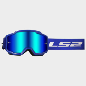 Masque LS2 Charger Bleue avec Visière iridium