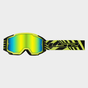 Masque LS2 Charger Pro HV Jaune avec Visière iridium