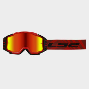 Masque LS2 Charger Pro Rouge avec Visière iridium