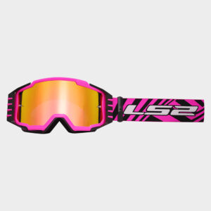 Masque LS2 Charger Pro Rose avec Visière iridium